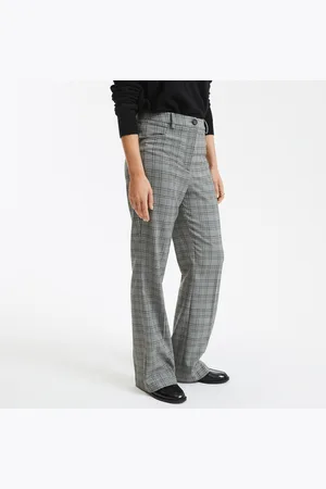 La Redoute Pantaloni Flare, A Quadri Principe Di Galles Donna Taglie 38 (IT) - 34 (FR)