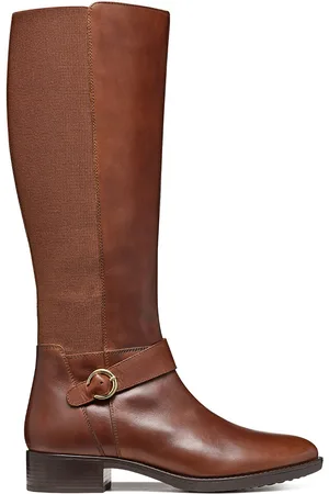 Geox Stivali Cavallerizza In Pelle Felicity, Elastico Donna Taglie 36