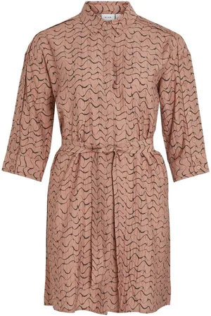 VILA Abito Chemisier Fantasia Donna Taglie 38 (IT) - 34 (FR)