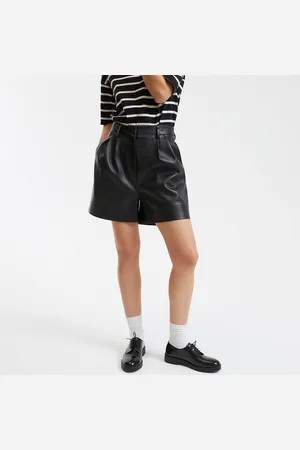 La Redoute Shorts Con Pinces In Similpelle Donna Taglie 38 (IT) - 34 (FR)