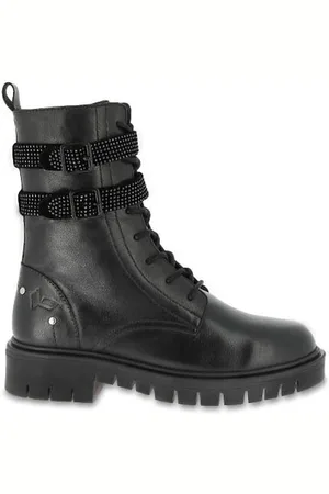 Kaporal 5 Stivali In Pelle Con Lacci Aimie Donna Taglie 38