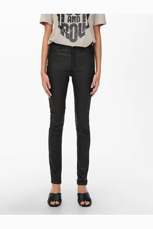 JDY Pantaloni Skinny Spalmati, Vita Alta Donna Taglie XS / L32