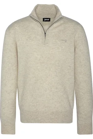 Schott NYC Maglione Collo Alto Cerniera Uomo Taglie XL