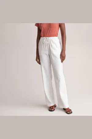 ANNE WEYBURN Pantaloni Ampi, In Lino E Cotone Donna Taglie 40 (IT) - 36 (FR)