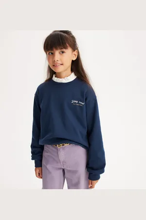 La Redoute Felpa Girocollo Con Scritta Bambina Taglie 6 anni - 114 cm