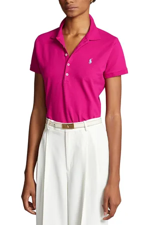 Ralph Lauren Polo A Maniche Corte Ricamata Donna Taglie M