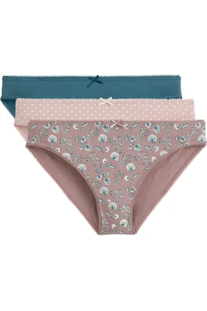La Redoute Confezione Da 3 Slip In Cotone Elasticizzato Donna Taglie 50/52 (IT) - 46/48 (FR)