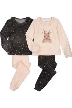 La Redoute Confezione Da 2 Pigiami In Velluto Stampa Scoiattolo Bambina Taglie 4 anni - 102 cm