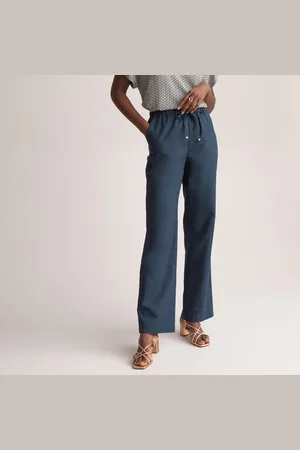 ANNE WEYBURN Pantaloni Ampi, In Lino E Cotone Donna Taglie 40 (IT) - 36 (FR)