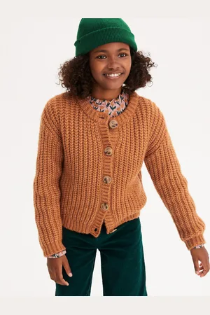 La Redoute Cardigan Girocollo, Bottoni, In Grossa Maglia Bambina Taglie 3 anni - 94 cm