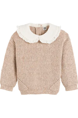 La Redoute Maglione Colletto In Fine Maglia Bambina Taglie 18 mesi - 81 cm