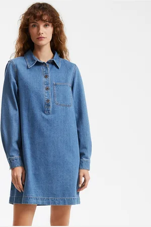 La Redoute Abito Corto In Denim, Signature Albane Donna Taglie 42 (IT) - 38 (FR)