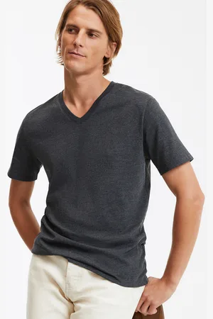 La Redoute T-shirt Scollo A V A Maniche Corte Uomo Taglie S