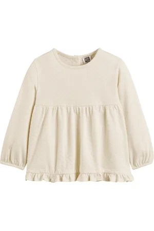 La Redoute T-shirt Blusa Maniche Lunghe, Jersey Fantasia Bambina Taglie 18 mesi - 81 cm