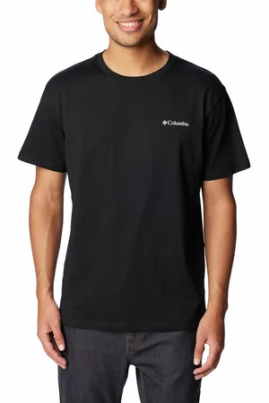 Columbia T-shirt Maniche Corte Logo Al Petto Essentiel Uomo Taglie S