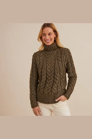 ANNE WEYBURN Maglione A Dolcevita In Maglia Grossa Donna Taglie 38/40 (IT) - 34/36 (FR)