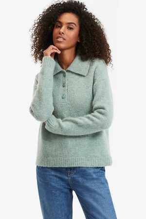 La Redoute Maglione Collo Polo Maglia Lavorata Donna Taglie XS
