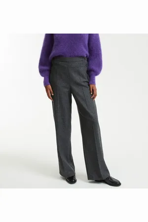 La Redoute Pantaloni Larghi A Ponte Vita Alta Donna Taglie 46 (IT) - 42 (FR)
