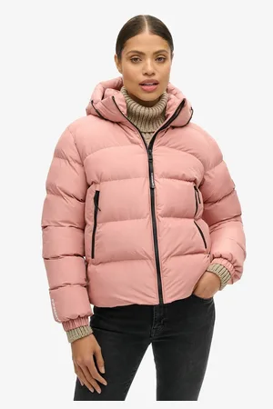 Superdry Piumino Con Cappuccio Sports Puffer Jacket Donna Taglie 38 (IT) - 34 (FR)