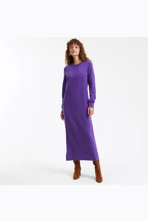 La Redoute Abito Pull, Lungo, Maniche Lunghe Donna Taglie XS