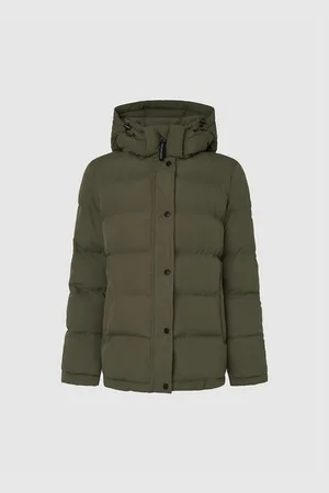 Pepe Jeans Piumino Corto Con Cappuccio Rimovibile Bibi Short