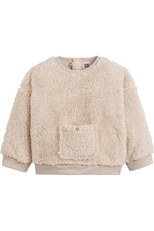 La Redoute Felpa Girocollo Pelliccia Sintetica Taglie 24 mesi - 86 cm