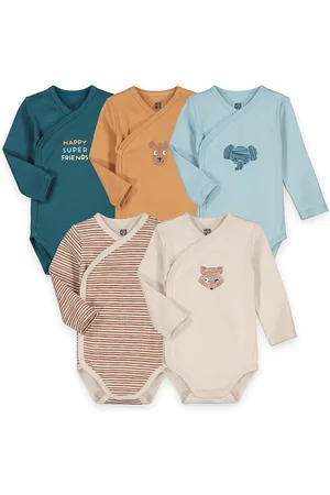 La Redoute Confezione Da 5 Body Incrociati Taglie 0 mesi - 50 cm