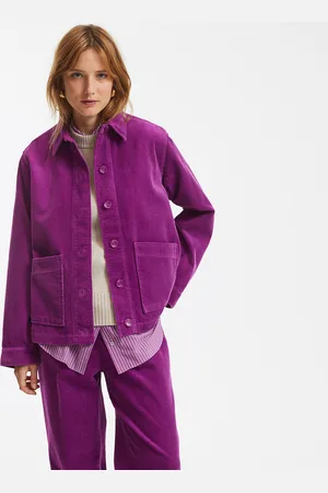 La Redoute Giacca Ampia In Velluto A Coste, Signature Leony Donna Taglie XS