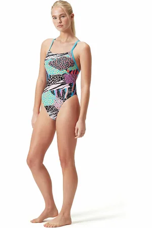 Speedo Costume Da Bagno Intero Tie Back Donna Taglie 38 (IT) - 34 (FR)