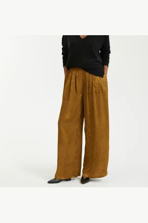 La Redoute Pantaloni Extra Large, In Jacquard Donna Taglie 38 (IT) - 34 (FR)
