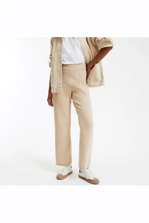 La Redoute Pantaloni Dritti In Maglia, Vita Alta Donna Taglie XS