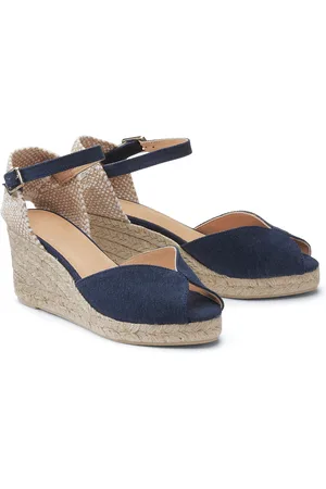 Castaner Espadrillas Con Zeppa Bianca Donna Taglie 37