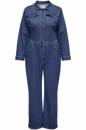 ONLY Tuta Intera In Denim Donna Taglie 52 (IT) - 48 (FR)