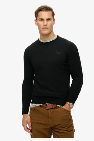 Superdry Maglione Slim Girocollo Essential Uomo Taglie XXL