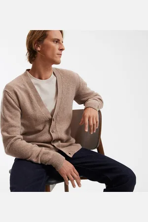 La Redoute Cardigan In Fine Maglia Di Lana, Bottoni Uomo Taglie M