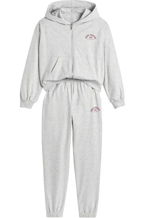 La Redoute Completo 2 Pezzi Felpa Con Cappuccio E Pantaloni Bambina Taglie 3 anni - 94 cm
