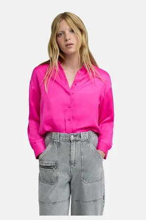 IKKS Camicia Satinata Maniche Lunghe Donna Taglie 42 (IT) - 38 (FR)