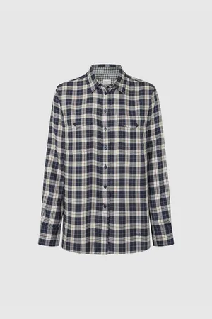 Pepe Jeans Camicia A Quadri Maniche Lunghe Polivia Donna Taglie XS