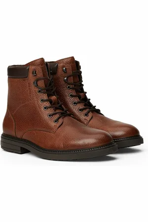 Tommy Hilfiger Stivali Outdoor Imbottiti In Pelle Uomo Taglie 41