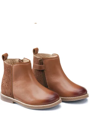 La Redoute Stivaletti Con Cerniere In Pelle Bambina Taglie 20
