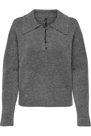 ONLY Maglione Maglia Morbida, Collo Polo Donna Taglie XS