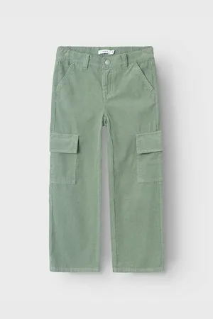 NAME IT Pantaloni Cargo In Velluto Bambina Taglie 8 anni - 126 cm