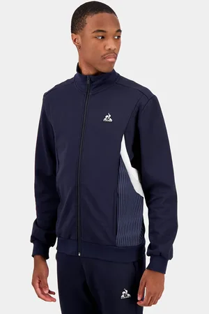 Le Coq Sportif Giacca Con Cerniera E Collo Alto Heritage Uomo Taglie M
