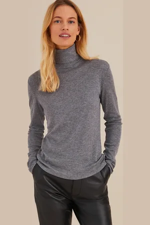 ANNE WEYBURN T-shirt Collo Dolcevita, Maniche Lunghe Donna Taglie 38/40 (IT) - 34/36 (FR)