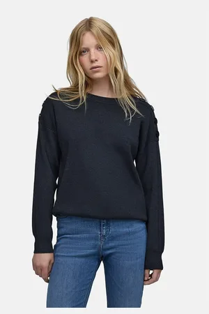 IKKS Maglione Maniche Lunghe Girocollo Bottoni Sulle Spalle