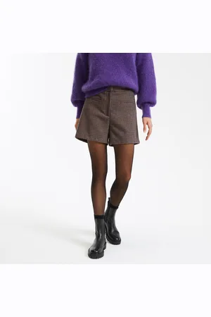 La Redoute Shorts A Quadri Pied-de-poule Donna Taglie 42 (IT) - 38 (FR)
