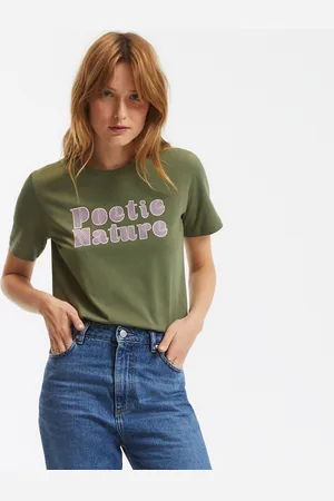 La Redoute T-shirt Girocollo Maniche Corte Donna Taglie S