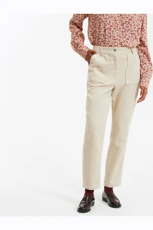 La Redoute Pantaloni Sigaretta In Velluto A Coste Donna Taglie 40 (IT) - 36 (FR)