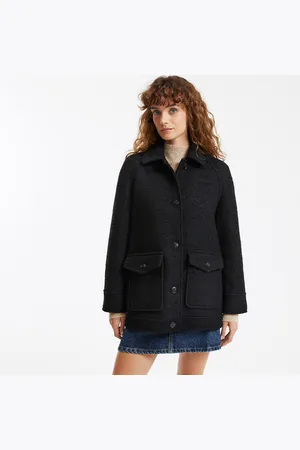 La Redoute Giacca Media Lunghezza Chiusa Da Bottoni Donna Taglie M