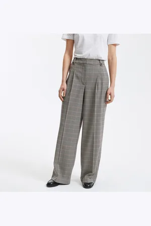 La Redoute Pantaloni Larghi, A Quadri Pied-de-poule Donna Taglie 40 (IT) - 36 (FR)